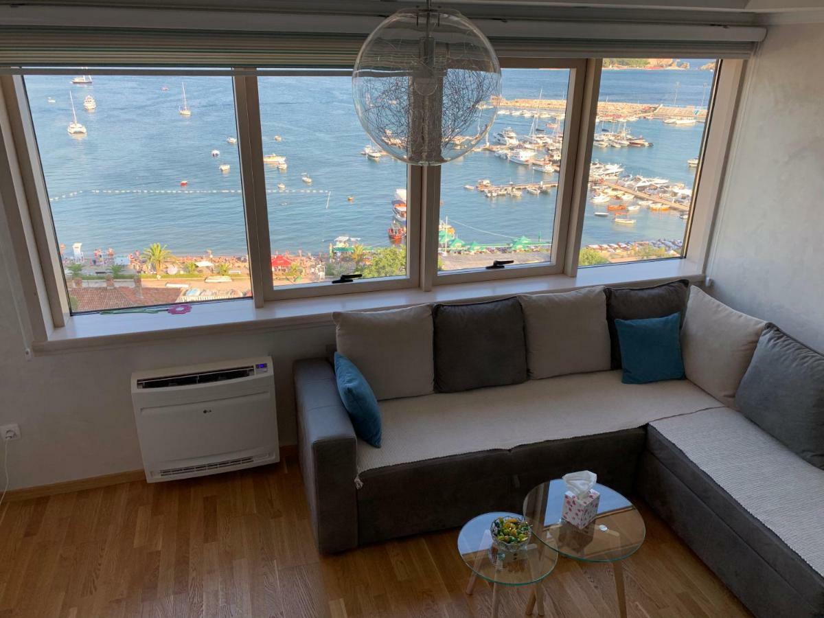 Panoramic Sea View 3-Bedroom Apartment 50 M From The Sea 布德瓦 外观 照片